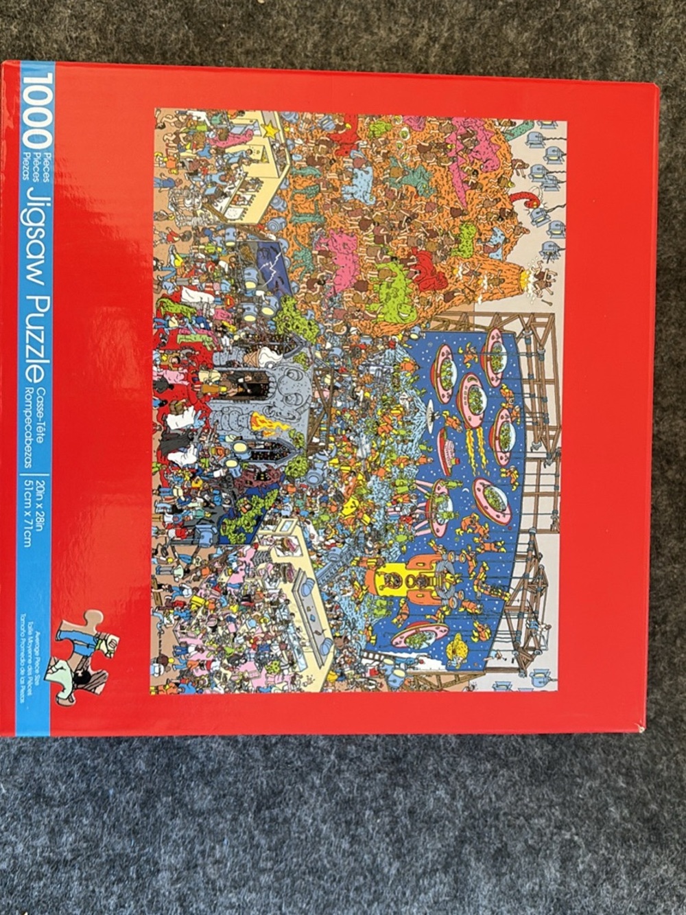 1000-Piece Jigsaw Puzzle - Red Box